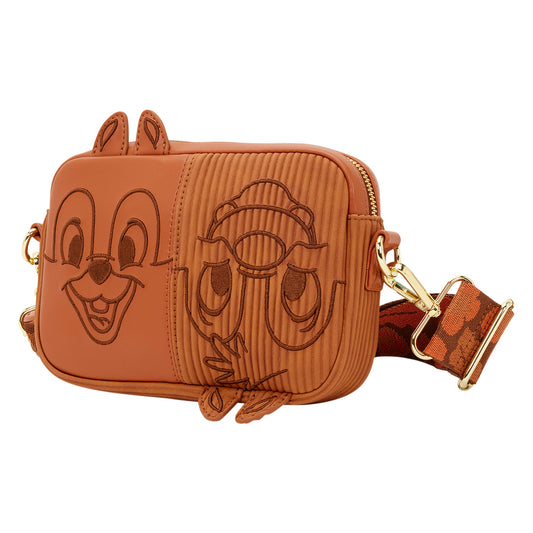 Loungefly Disney Chip 'n' Dale Corduroy Sling Crossbody Bag With Coin Bag