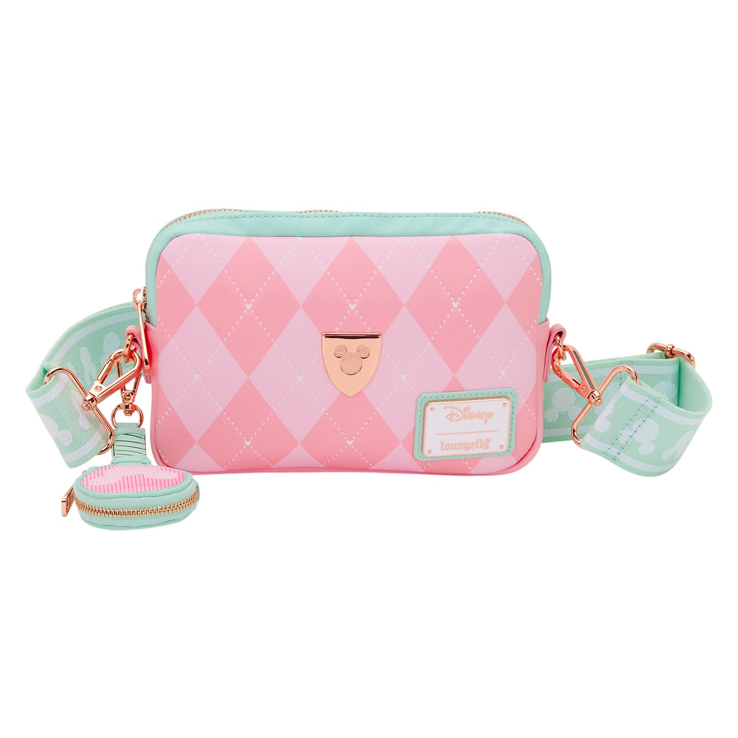 Loungefly Disney Mickey & Friends Tennis Sling Crossbody Bag With Coin Bag
