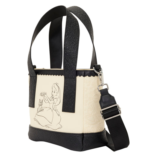 Loungefly Disney Alice in Wonderland Mini Tote Crossbody Bag