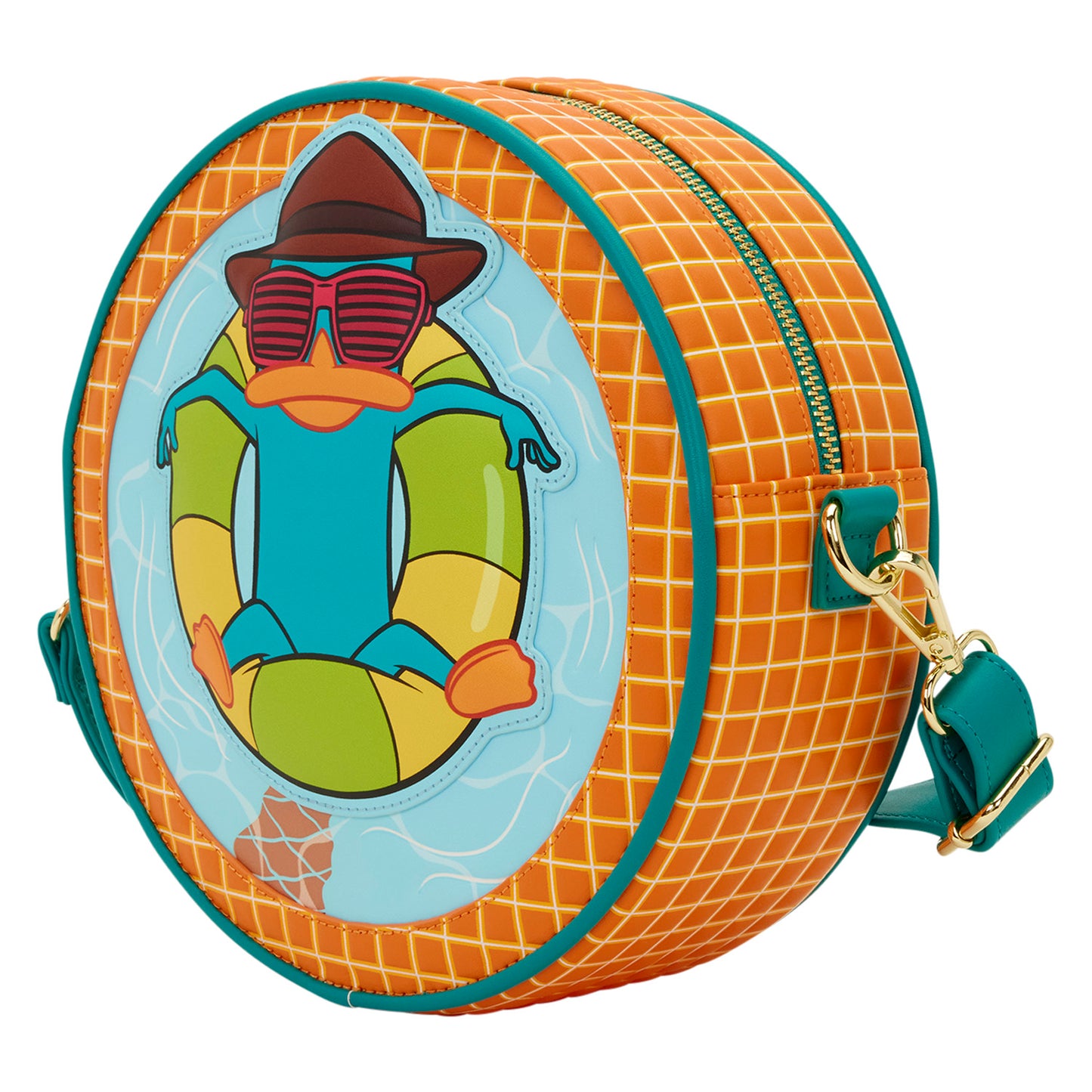 Loungefly Disney Phineas & Ferb Perry The Platypus Pool Crossbody