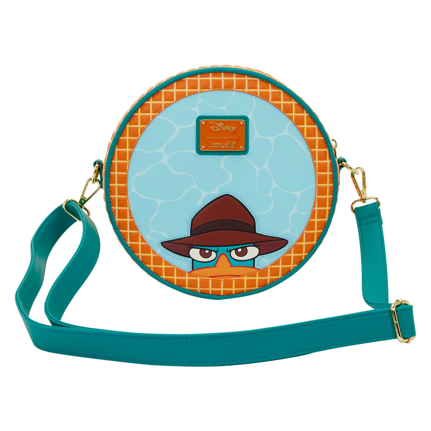 Loungefly Disney Phineas & Ferb Perry The Platypus Pool Crossbody