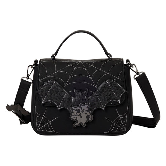 Loungefly Disney Mickey & Minnie Spiderweb and Bats Crossbody Bag
