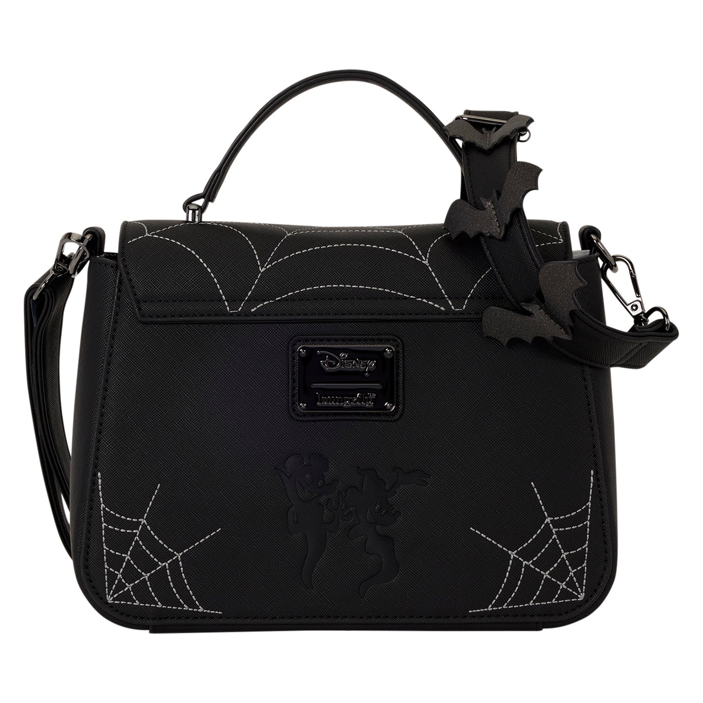 Loungefly Disney Mickey & Minnie Spiderweb and Bats Crossbody Bag