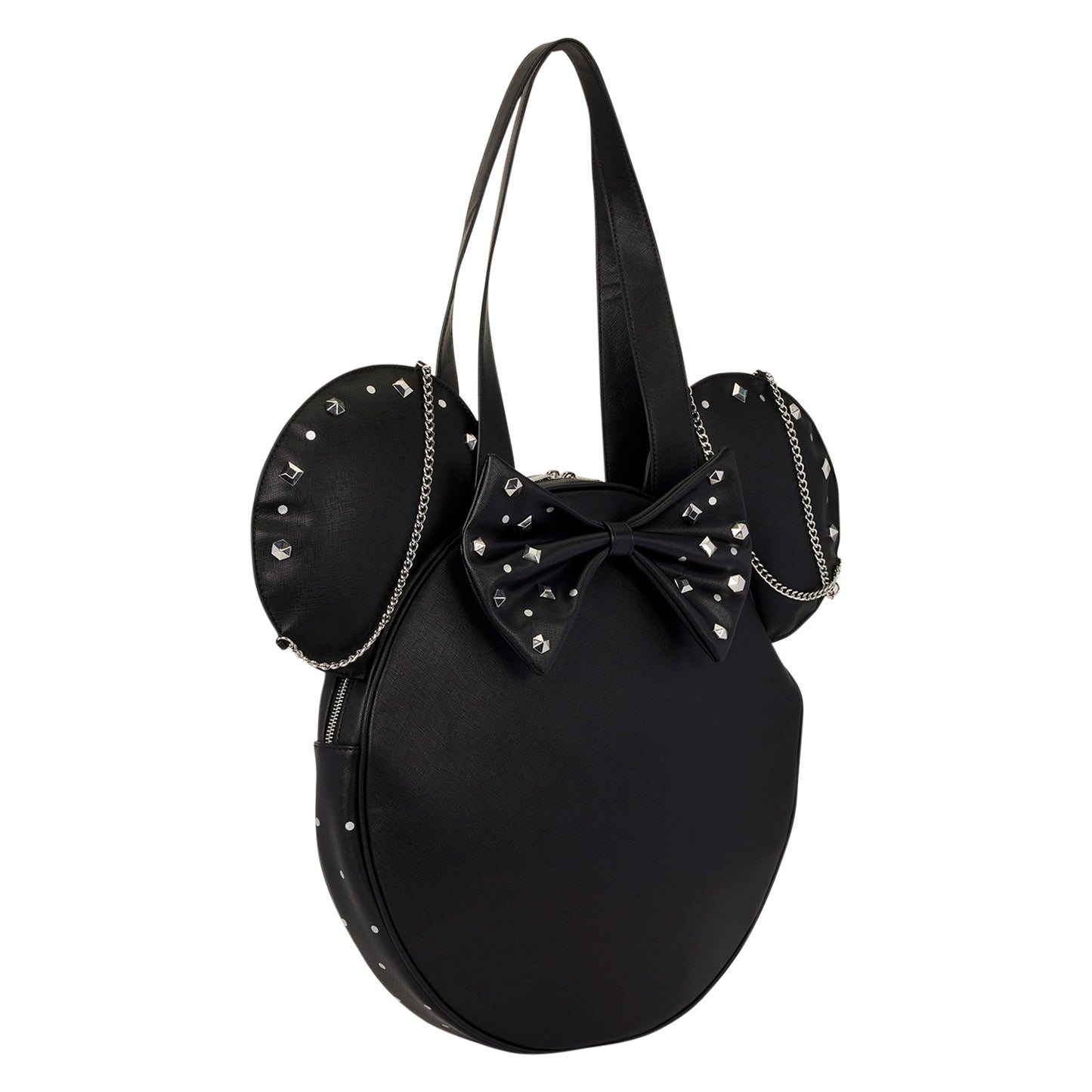 Loungefly Disney Minnie Mouse Studs & Chains Tote Bag