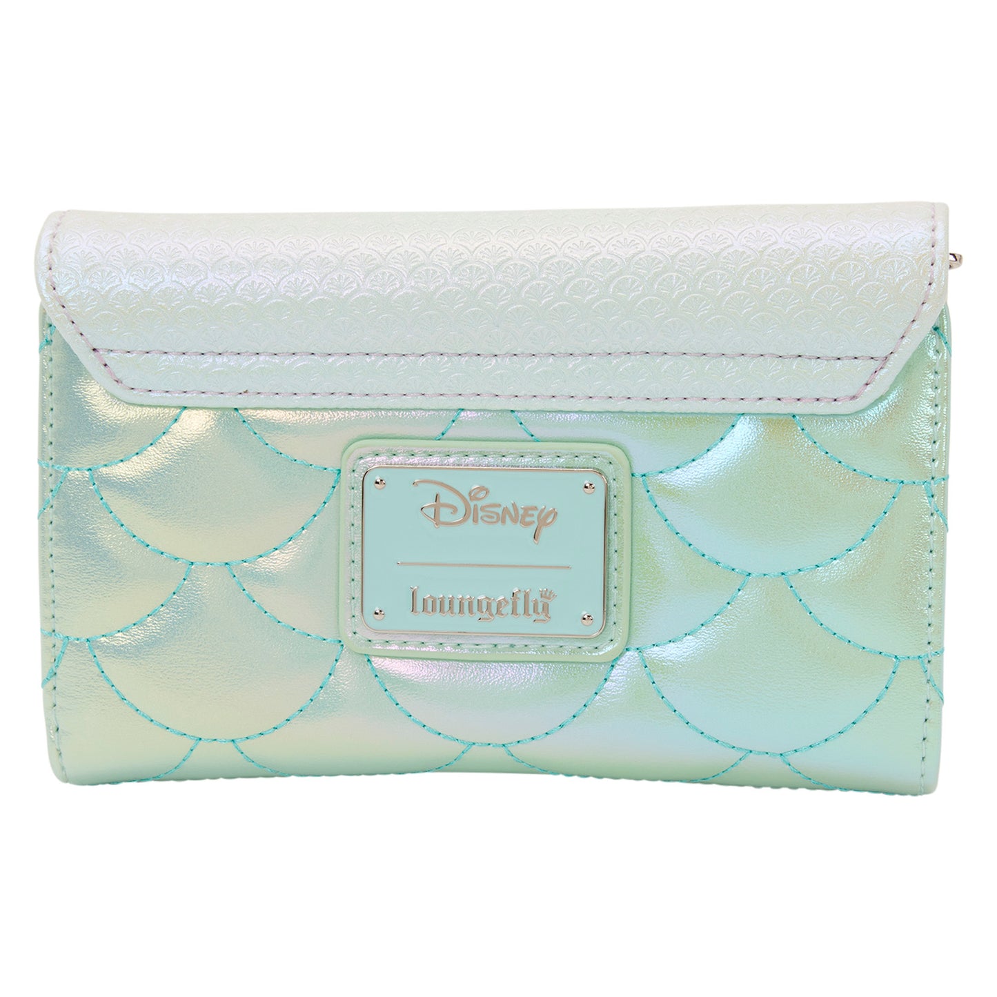 Loungefly Disney The Little Mermaid Iridescent Pearl Flap Wallet