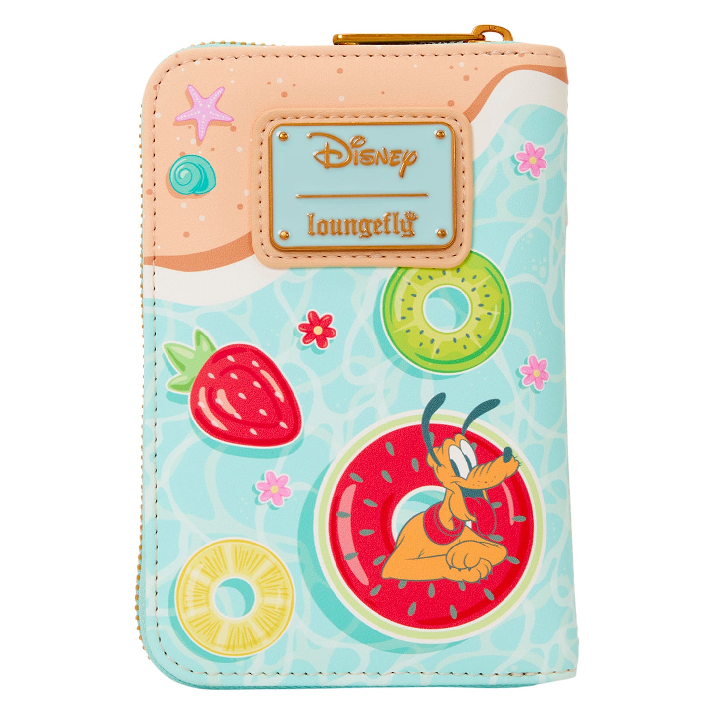 Loungefly Disney Mickey & Minni Beach Fun Zip Around Wallet