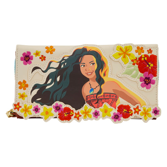 Loungefly Disney Moana Live Action Zip Around Wallet