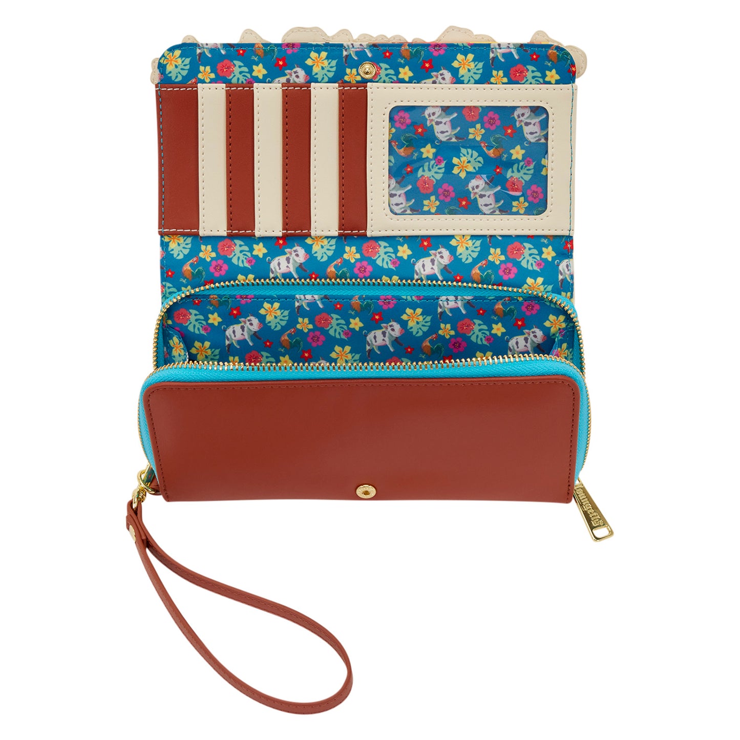 Loungefly Disney Moana Live Action Zip Around Wallet