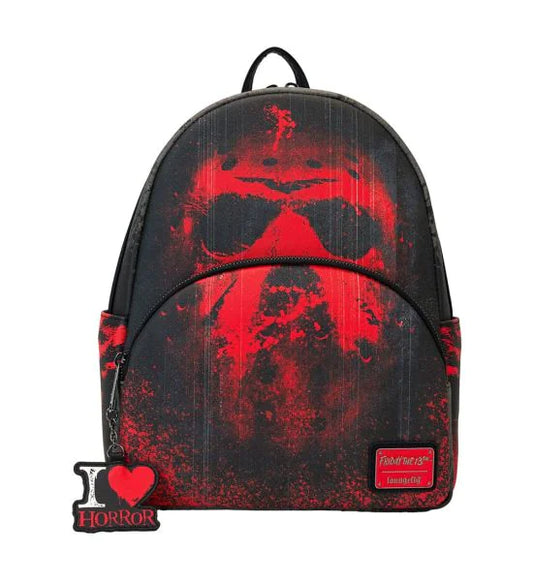 Loungefly Warner Brothers Friday The 13th I Heart Horror Mini Backpack