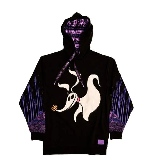 Loungefly Nightmare Before Christmas Zero Hearts Unisex Hoodie