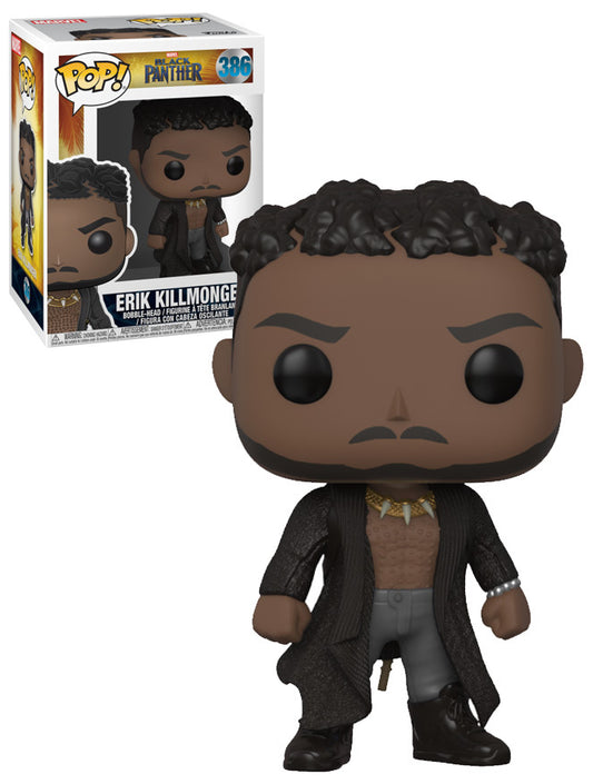 Funko Pop ! Marvel 386 Erik Kilmonger (scars)